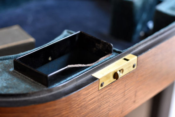 Hill violin case restoration